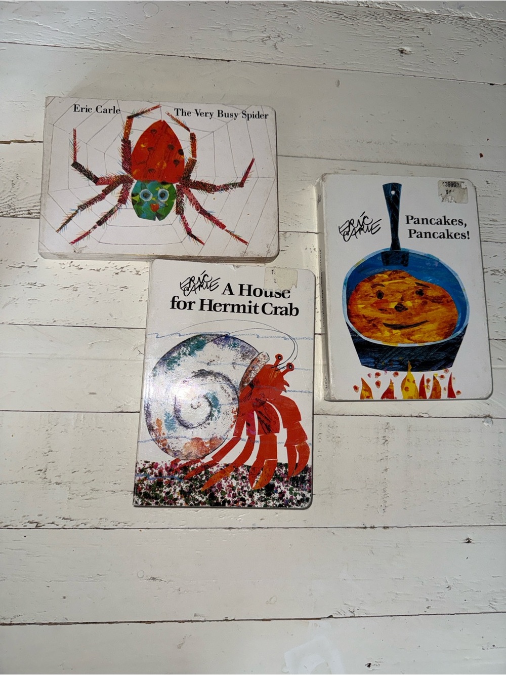 Eric Carle Board Book Wall Trio - Red & Orange Illustration Set